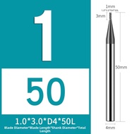 Stainless Steel 66 Degree 4 Flute Tungsten Carbide End Mill