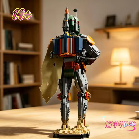 2026 New 1544PCS Classic Movie Boba Building Blocks Fett Character Blocks Bricks Construction Toys f