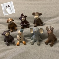 [CHENset] C046 Retro Childlike Cute Animal Three-Dimensional Shaped Hook Plug Storage Rack Socket De