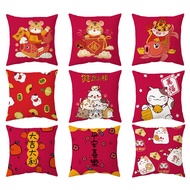 <COD>Happy New Year Pillow case 60x60,50x50,45x45,40x40,Throw Pillow case.Decor cushions covers for 