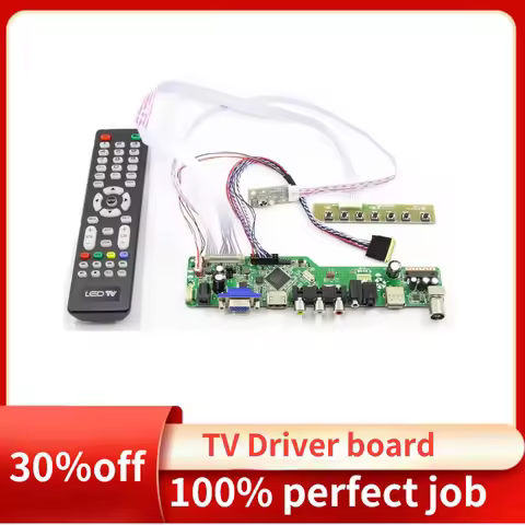 TV Kit for N156B6-L0B Rev.C1/N156B6 L0B Rev C1 TV+HDMI+VGA+USB LCD LED screen Controller Board Drive
