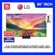 【DELIVERY BY SELLER】LG 86" inch QNED81 4K Smart QNED TV with AI ThinQ® (2023) 86QNED81SRA 86QNED81 8