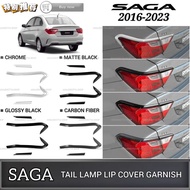AMAZING PROTON SAGA VVT 2016-2024 CAR REAR TAIL LAMP LIP COVER GARNISH SPORTIVO DESIGN LAMPU BELAKAN