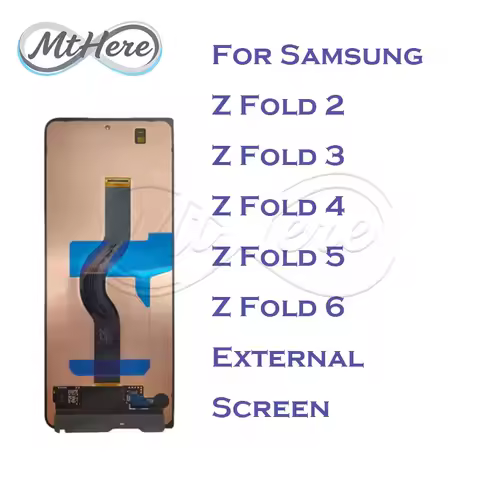 External LCD For Samsung Z Fold 2 3 4 5 6 7 LCD Display Small Touch Screen Z F916B F926B F936 F946U 