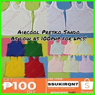 ◳ ▩ ✗ COD Baby Colored Aircool Presko Sando See Through Butas