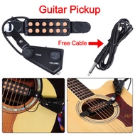 Guitar Acoustic Pickup 12 Hole for Gitar Akustik Murah Original With Magnetic Transducer Tone Volume