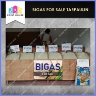 ◈ ℗ ❁ BIGAS FOR SALE Tarpaulin Banner  Bigas For Sale Tarpaulin  FREE Eyelets  3 sizes available