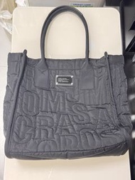 MARC JACOBS  Large Quilted Logo Nylon Tote Black  單肩袋 媽媽袋 大容量