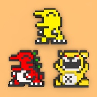 Digimon Digivice Vpet Version 1 Pixel Art Happy Look Retro Colour Figure Keychain