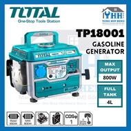 💥READY STOCK💥 TOTAL TP18001 Gasoline Generator 800W Fuel Tank 4L 汽油发电机