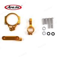 Arashi Motorcycle CNC Steering Damper Bracket For KAWASAKI EX300 NINJA300 / NINJA ZX-6R Z1000 Z800 Z