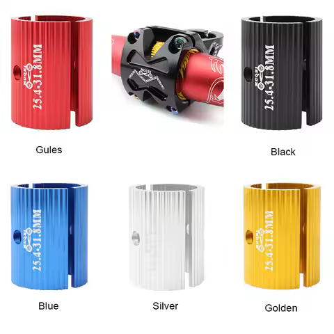 1 Pair Handlebar Conversion Pieces Ultralight 31.8 Turn 35mm 25.4 Turn 31.8mm Adjust Adapter Reducer