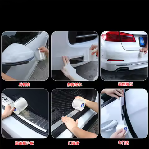 Car door sill transparent film protector for toyota camry accessories accessories car camry 50 mazda