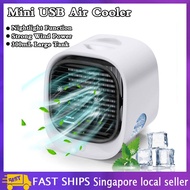 [SG Stock] Mini Cooler Air Conditioner Usb Cooler Portable Air Conditioner Fan Desktop Air   Conditioner Humidifier Fan