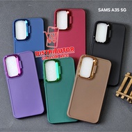 SAMSUNG A35 5G CASE MACARON STAND CAMERA CASE KICKSTAND CAMERA SAMSUNG A35 5G