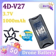 New 4D-V27 3.7V 1000mAh For Foam Glider Drone Battery Spare Part Battery 4DRC V27