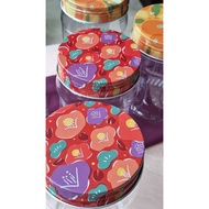 Plastic Cookie Container (Red/pink) - 1250 ml
