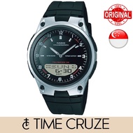 [Time Cruze] Casio AW-80 Analog Digital Telememo Illuminator Black Resin Men Watch AW-80-1AVDF AW-80