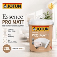 Jotun Essence Pro Matt 20L Interior Wall Paint White / 9911 Platinum Cat Dinding Dalam Rumah Matt Fi
