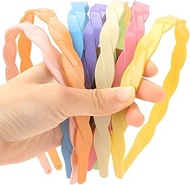 8 x Rubber Hair Wreaths in Fruit Gum Colours with Teeth