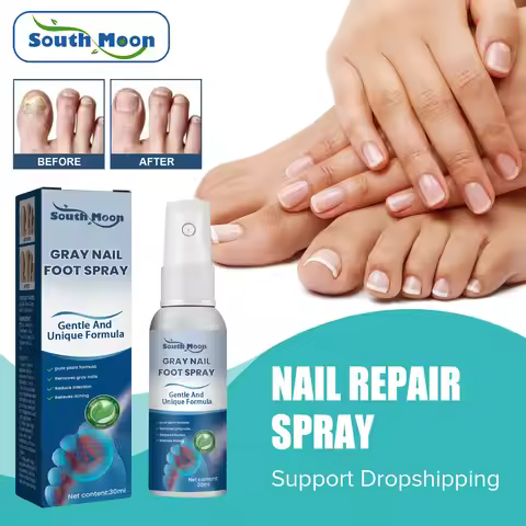 South Moon Foot Spray Anti Smell Remove Toenail Fungal Paronychia Onychomycosis Care Deodorant Antip