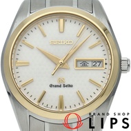精工 Grand Seiko 星期日曆男士腕錶Grand Seiko石英錶 SBGT038/9F83-0AJ0 K18YG/SS 男士腕錶 白色拋光 極佳成色 [二手]