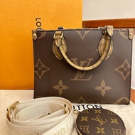 LV 雙花紋ON THE GO PM