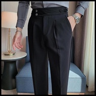 Best Tursawear Men's Long Pants Gurkha Formal Work Pants Slim Fit Korean Style Twill Chino High Qual