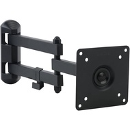 3301) QualGear Qg-TM-022-Blk Articulating TV Wall Mount /15-27, Black, 13-27-Inch