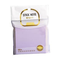 Post-It Note Self-Adhesive Good-looking Note Sticker Rectangular Purple Sticky Notes Sticky/Sticky M