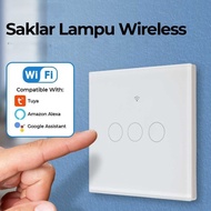 Wireless Wifi 3 Gang Smart Home Wall switch