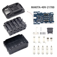 Suitable for Makita Power Tools 40V Lithium Battery Shell Protection Board 10-Core 21700 Battery Lit