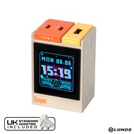 Divoom DIPOW-67 Multi-Port Pixel Art GaN Fast Charger 67W High-Speed Charging 2 Type-C + 1 USB-A Out