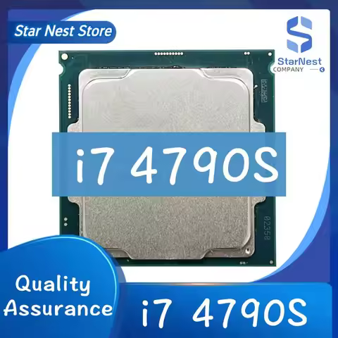 1PICS/ i7-4790S CPU i7 4790S 3.2 GHz Used Quad-Core Eight-Thread CPU 8M 65W LGA 1150