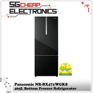 Panasonic NR-BX471WGKS Bottom Freezer Refrigerator (405L) - 1 Year Warranty