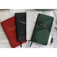 【GN403-007B】Classic PU Leather Soft Cover To-do-list Planner Perpetual Calendar Schedule Notebook Sc