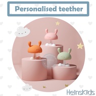 [Ready stock] (Personalisation available!) Baby mushroom teether / snack bowl - High quality 100% fo