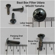 Yamaha M5x20 Air Filter Box Bolts Contents 10 Pcs Motorcycle Air Filter Screws N Max, Aerox, Lexi