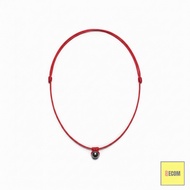 CW Manila x 8ecom - Capuchin Knot Necklace with 10mm Round Pendant 1mm Wax Cord Adjustable