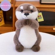 Alittlesetrtop Cute Lazy Otter Animal Plush Sleeping Doll Children's Birthday Gift Otter Animal Plus