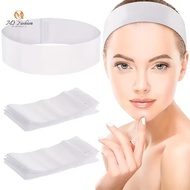 { MY Fashion }   10/50/100pcs Disposable s Spa Salon Facial  Bla White Pink Elastic Adjustable Magic
