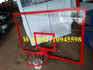 Papan Pantul Akrilik Ring Basket Tempered Glass Tebal 12 Mm Ring Per 2