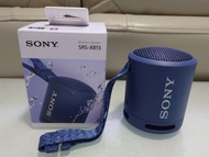 Sony SRS-XB13無線藍牙揚聲器喇叭 Wireless Bluetooth Extra Bass speaker，深藍色，dark blue color. Received as a gift, I don't need it.  works!