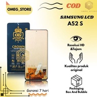 LCD G0LD3N CR0WN TOUCHSCREEN SAMSUNG GALAXY A52S 5G / A528 ORIGINAL FULLSET COMPELETE...