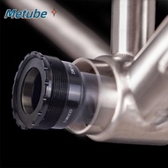 METUBE Threaded Bottom Bracket, 24mm Crankset 28.99mm Spline Axis T47 Bottom Bracket, Durable DUB 30