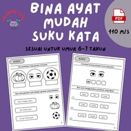516 (PDF) Latihan Bina Ayat Suku Kata Tadika I Bahasa Melayu Pra Sekolah Umur 5-7