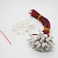 10 Sets/Lot 26AWG JST XH2.54 2 Pin Connector Plug Wire Cable 10/15/20/30mm Length  Male Female Plug 