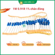 Resistor 1W 0.91R 1% genuine copper base combo of 10 pcs linhkienhec