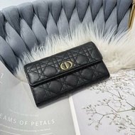 Dior Caro Orchid 黑色長夾 黑金