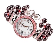 AAA Grade Garnet Bracelet Strap Appraisal Quartz Watch Ruby Women's Watch Ladies Watch Light Luxury 